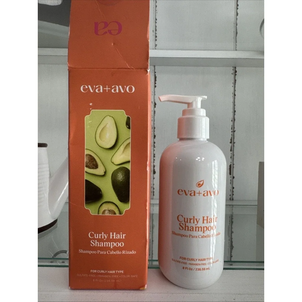eva+avo Curly Hair Rosemary Avocado Hair Shampoo - 8 fl oz *NEW*